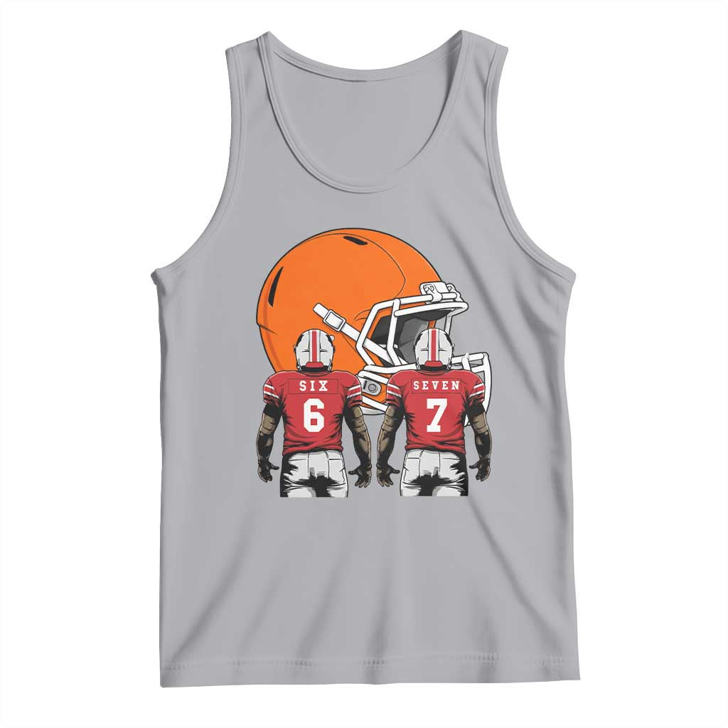 Funny American Football Tank Top Six Seven Meme - Wonder Print Shop