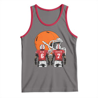 Funny American Football Tank Top Six Seven Meme - Wonder Print Shop