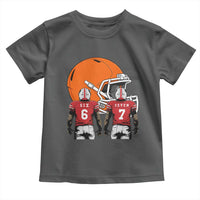 Funny American Football Toddler T Shirt Six Seven Meme - Wonder Print Shop