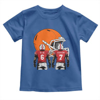 Funny American Football Toddler T Shirt Six Seven Meme - Wonder Print Shop