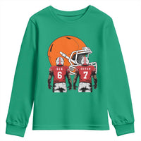 Funny American Football Youth Sweatshirt Six Seven Meme - Wonder Print Shop