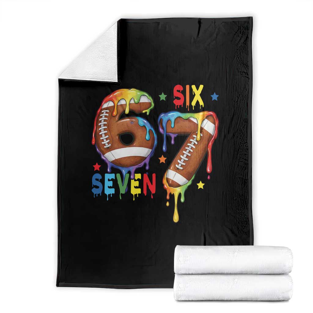 Funny American Football Throw Blanket 67 Viral Gen Alpha Slang Gift