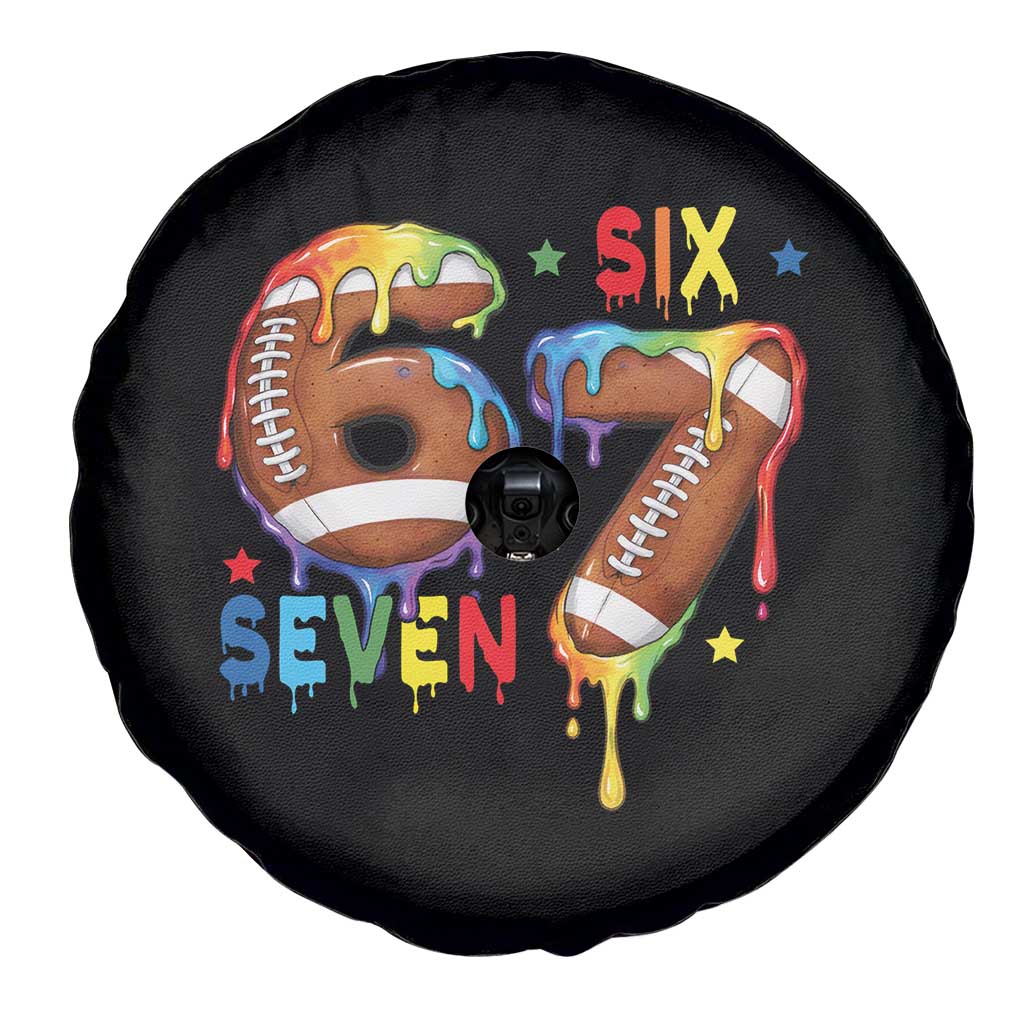Funny American Football Spare Tire Cover 67 Viral Gen Alpha Slang Gift