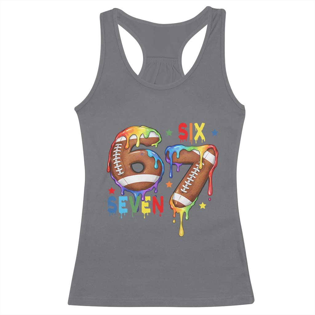 Funny American Football Racerback Tank Top 67 Viral Gen Alpha Slang Gift