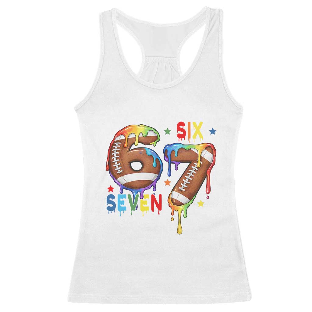 Funny American Football Racerback Tank Top 67 Viral Gen Alpha Slang Gift