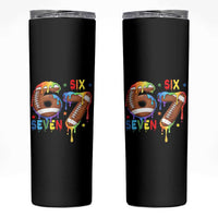 Funny American Football Skinny Tumbler 67 Viral Gen Alpha Slang Gift