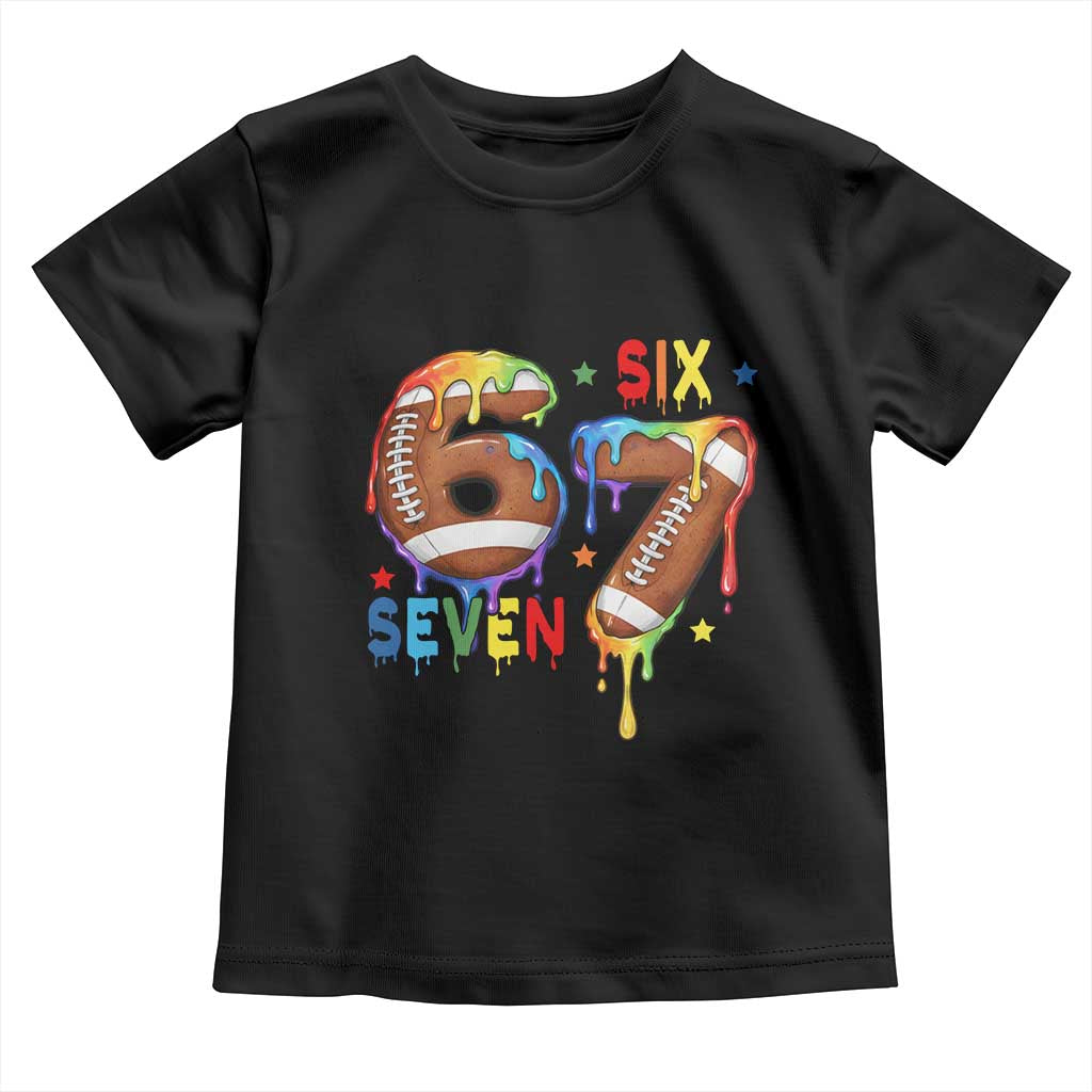 Funny American Football Toddler T Shirt 67 Viral Gen Alpha Slang Gift