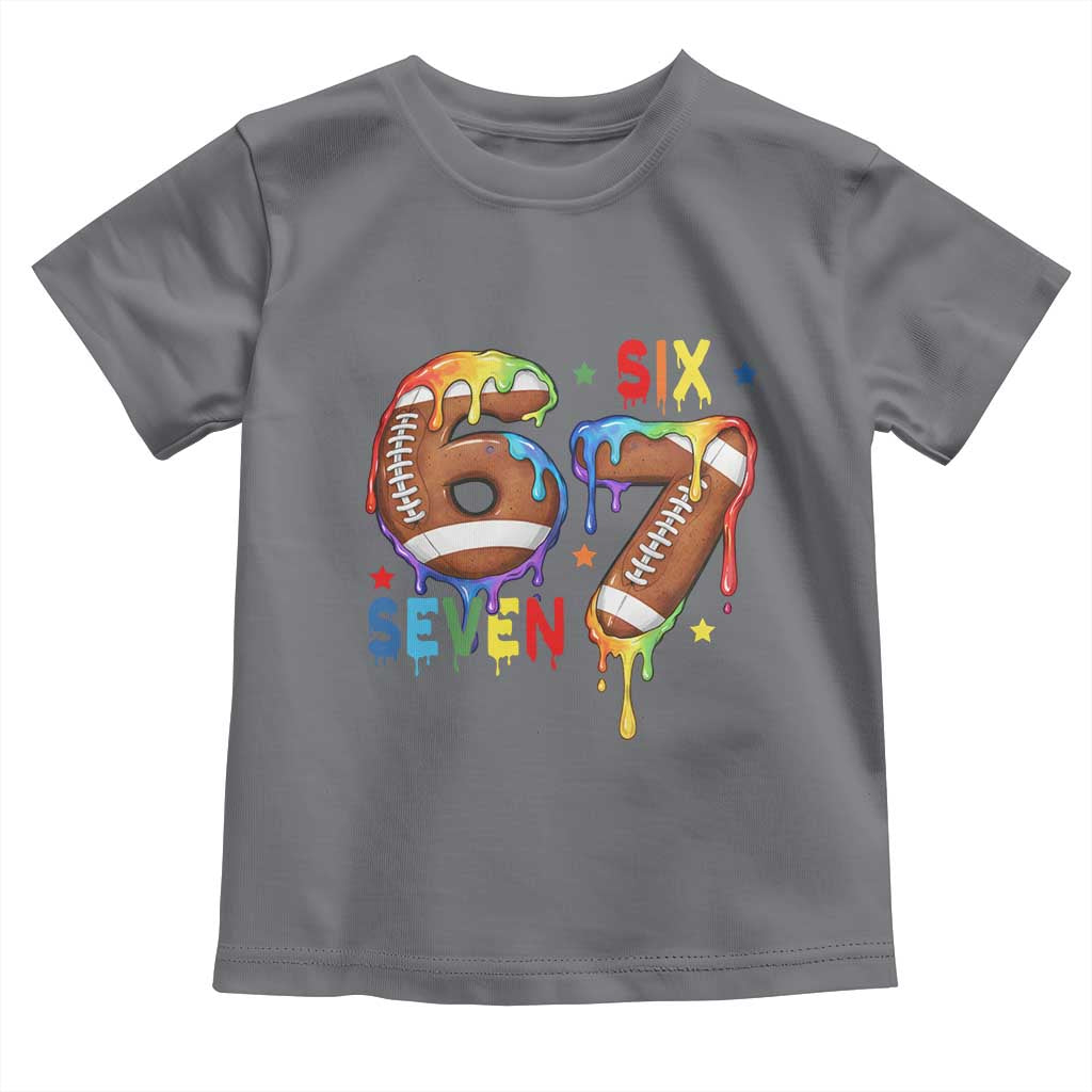 Funny American Football Toddler T Shirt 67 Viral Gen Alpha Slang Gift