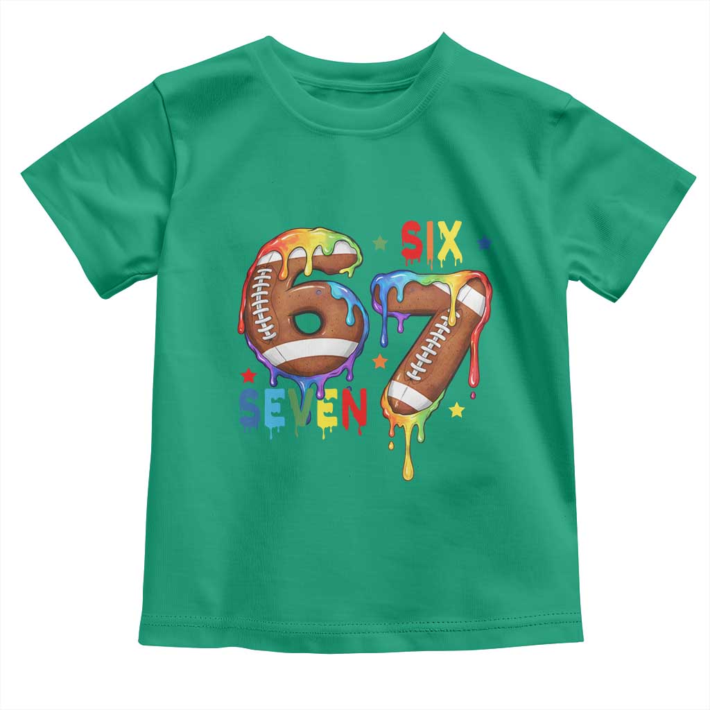 Funny American Football Toddler T Shirt 67 Viral Gen Alpha Slang Gift