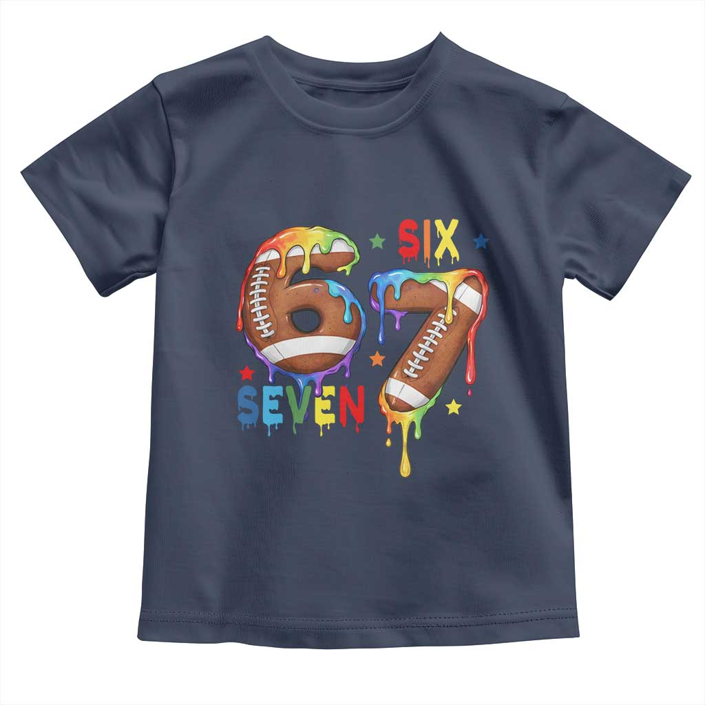 Funny American Football Toddler T Shirt 67 Viral Gen Alpha Slang Gift