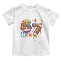 Funny American Football Toddler T Shirt 67 Viral Gen Alpha Slang Gift