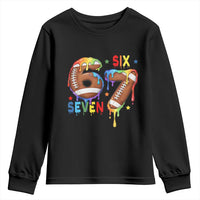 Funny American Football Youth Sweatshirt 67 Viral Gen Alpha Slang Gift