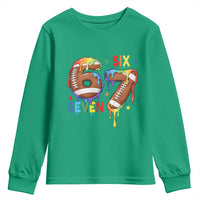 Funny American Football Youth Sweatshirt 67 Viral Gen Alpha Slang Gift