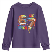 Funny American Football Youth Sweatshirt 67 Viral Gen Alpha Slang Gift