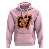 Funny American Football Six Seven Hoodie Fire Drip 67 Meme - Wonder Print Shop