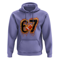 Funny American Football Six Seven Hoodie Fire Drip 67 Meme - Wonder Print Shop