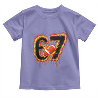Funny American Football Six Seven Toddler T Shirt Fire Drip 67 Meme - Wonder Print Shop
