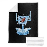 Cool Ice Effect 67 Meme Throw Blanket Funny American Football - Wonder Print Shop