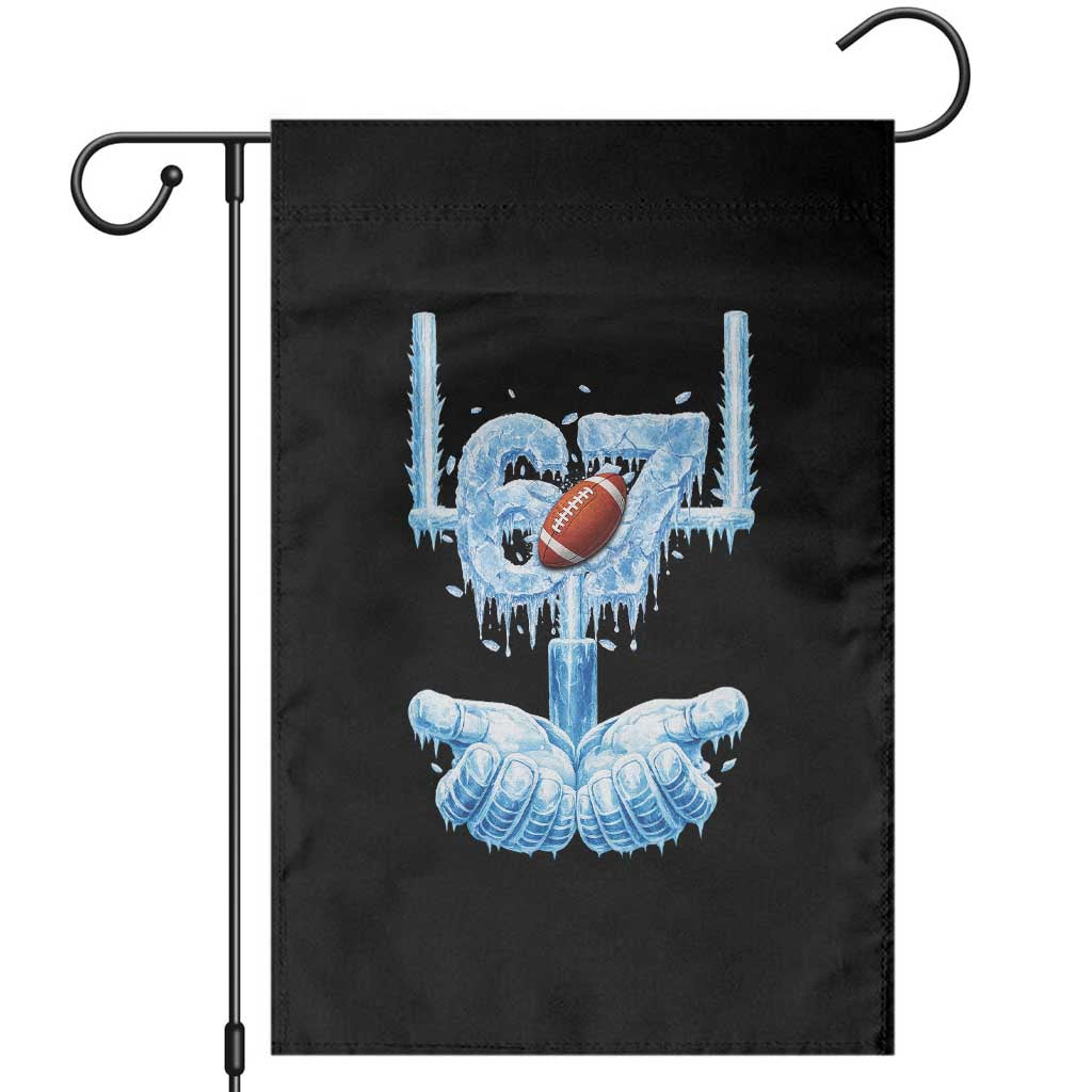 Cool Ice Effect 67 Meme Garden Flag Funny American Football - Wonder Print Shop