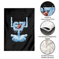 Cool Ice Effect 67 Meme Garden Flag Funny American Football - Wonder Print Shop