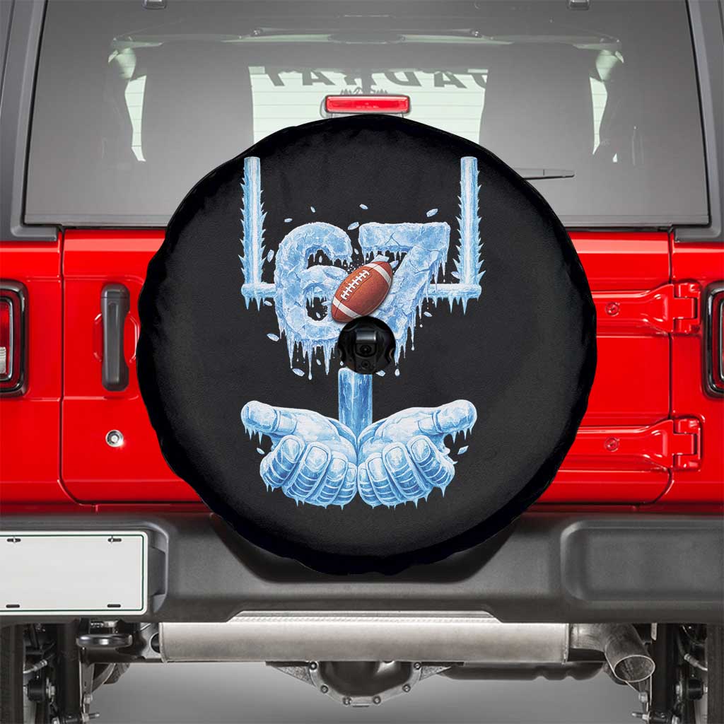 Cool Ice Effect 67 Meme Spare Tire Cover Funny American Football - Wonder Print Shop