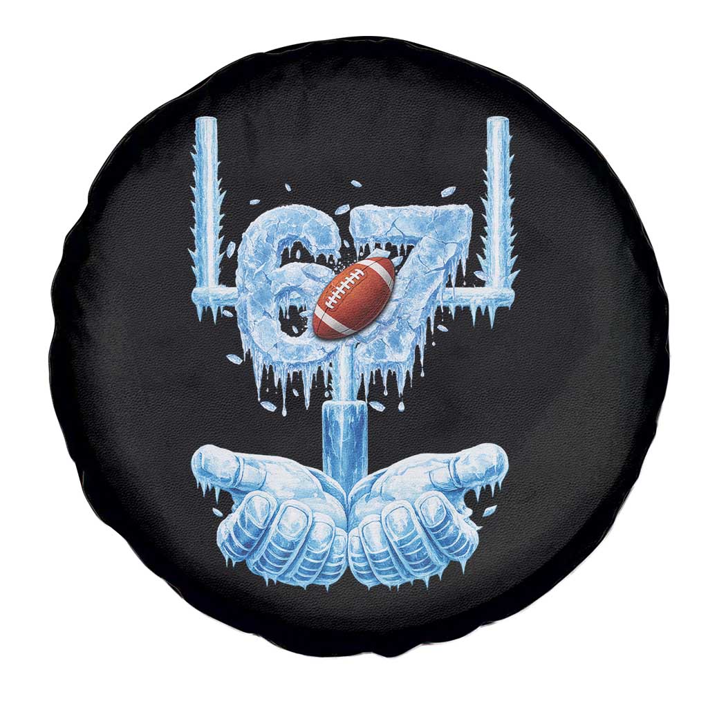 Cool Ice Effect 67 Meme Spare Tire Cover Funny American Football - Wonder Print Shop