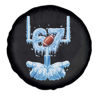 Cool Ice Effect 67 Meme Spare Tire Cover Funny American Football - Wonder Print Shop