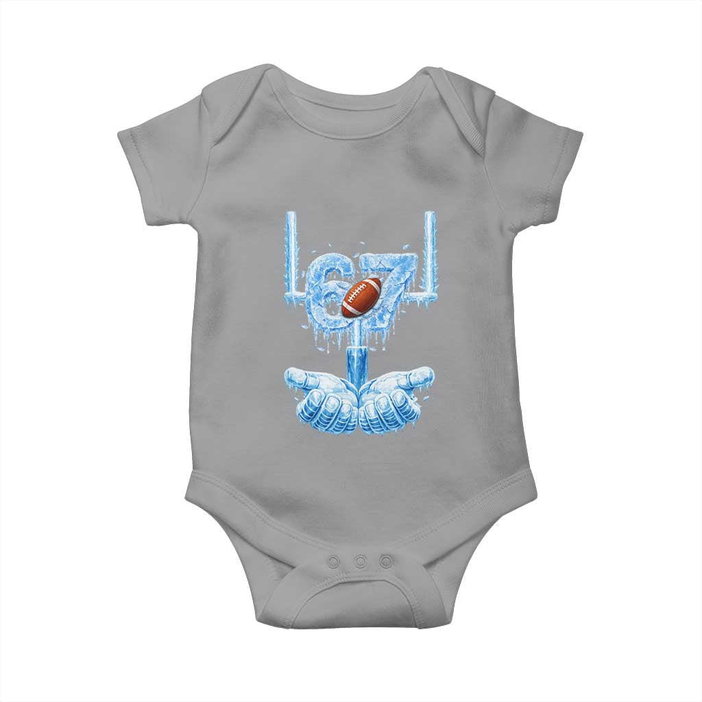 Cool Ice Effect 67 Meme Baby Onesie Funny American Football - Wonder Print Shop