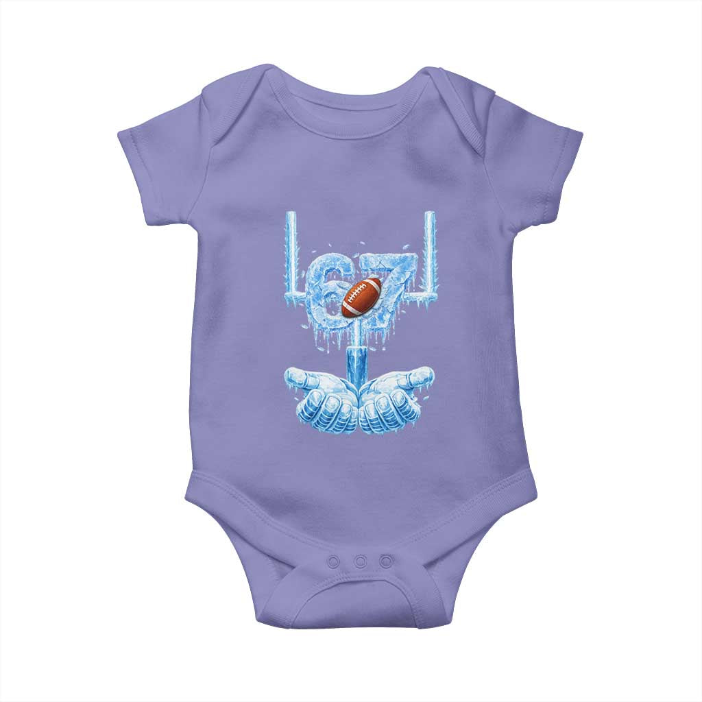 Cool Ice Effect 67 Meme Baby Onesie Funny American Football - Wonder Print Shop
