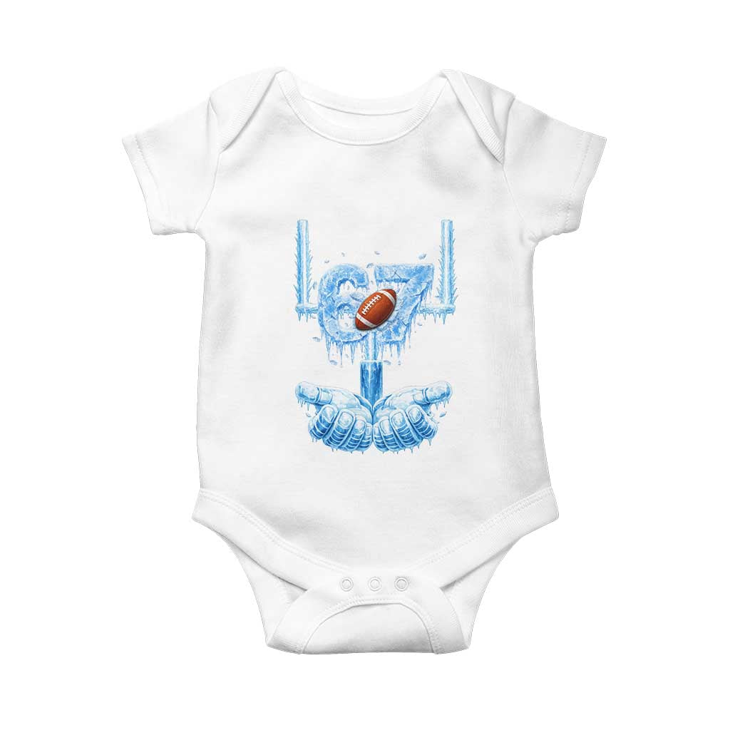 Cool Ice Effect 67 Meme Baby Onesie Funny American Football - Wonder Print Shop