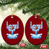 Cool Ice Effect 67 Meme Ceramic Ornament Funny American Football - Wonder Print Shop