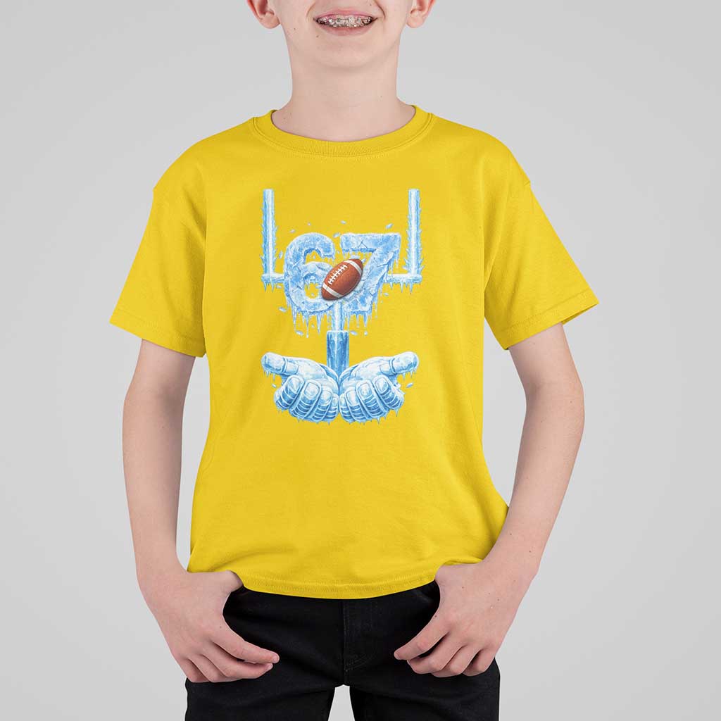 Cool Ice Effect 67 Meme T Shirt For Kid Funny American Football - Wonder Print Shop