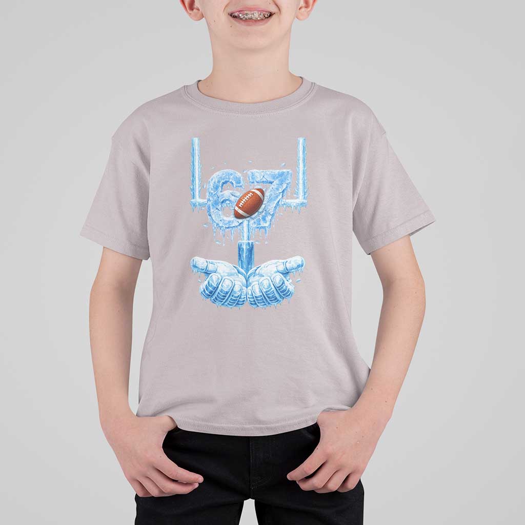 Cool Ice Effect 67 Meme T Shirt For Kid Funny American Football - Wonder Print Shop