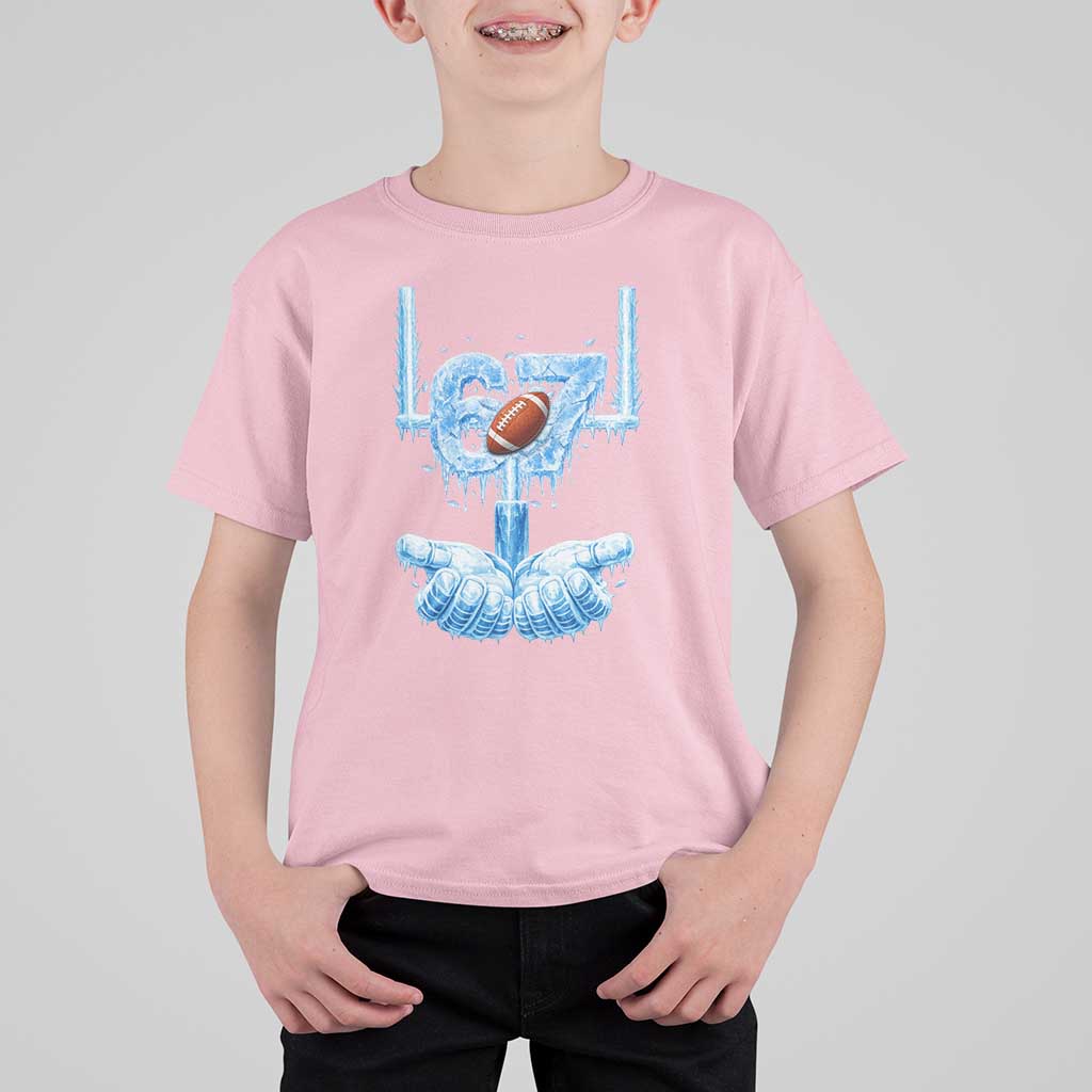 Cool Ice Effect 67 Meme T Shirt For Kid Funny American Football - Wonder Print Shop