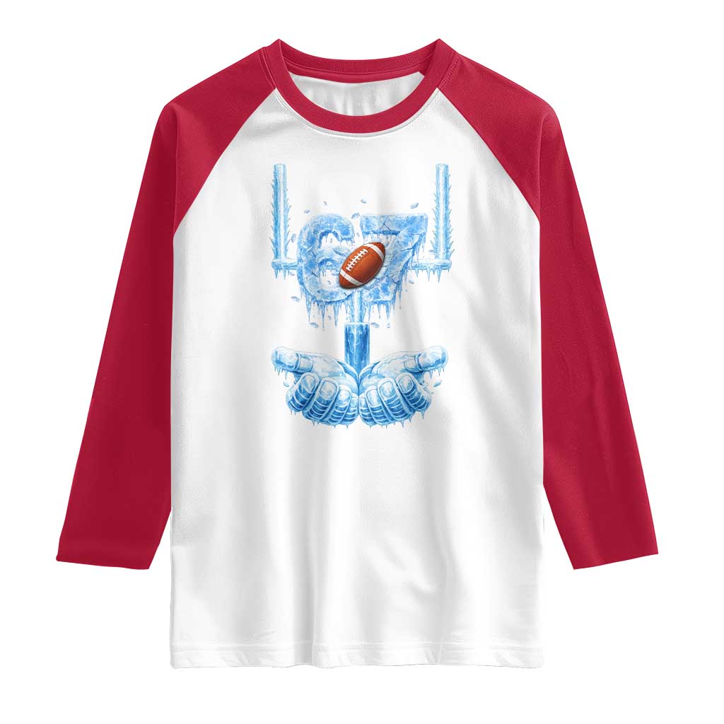 Cool Ice Effect 67 Meme Raglan Shirt Funny American Football - Wonder Print Shop