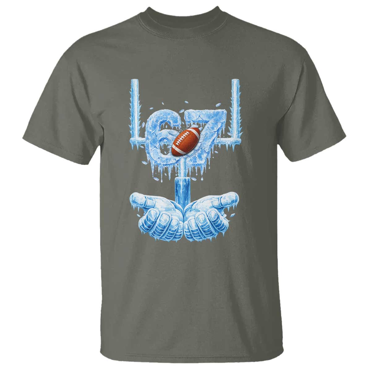 Cool Ice Effect 67 Meme T Shirt Funny American Football - Wonder Print Shop