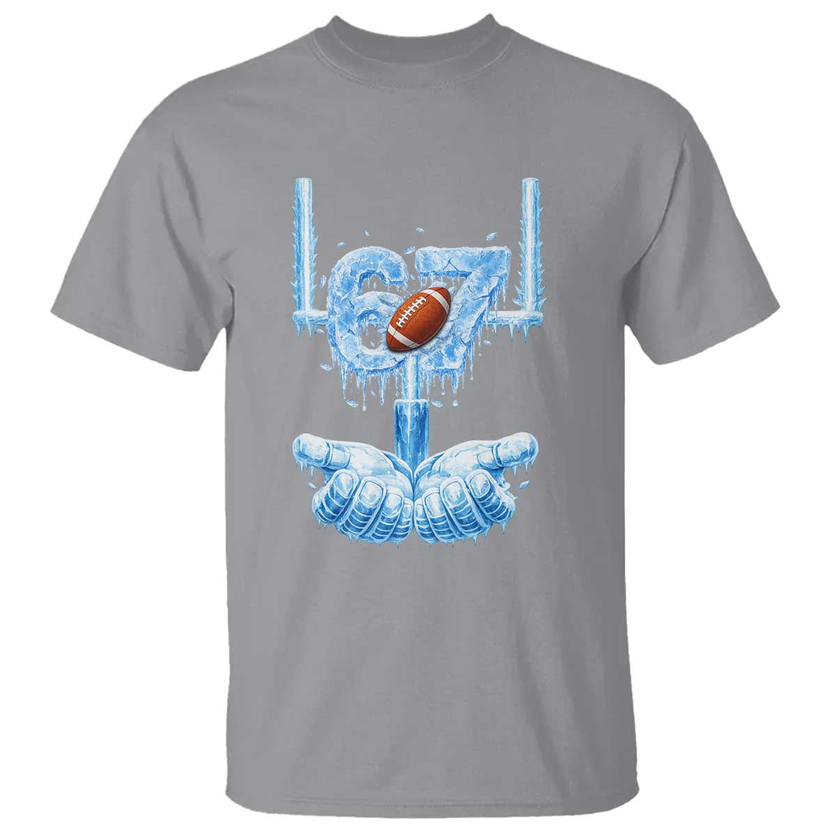 Cool Ice Effect 67 Meme T Shirt Funny American Football - Wonder Print Shop