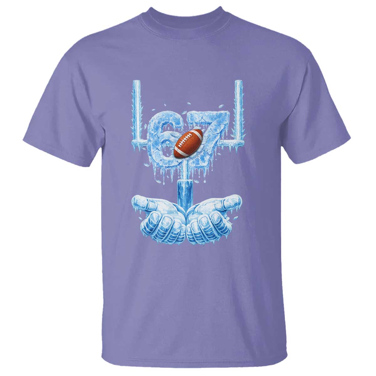 Cool Ice Effect 67 Meme T Shirt Funny American Football - Wonder Print Shop