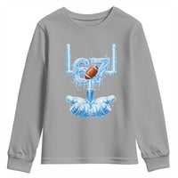 Cool Ice Effect 67 Meme Youth Sweatshirt Funny American Football - Wonder Print Shop