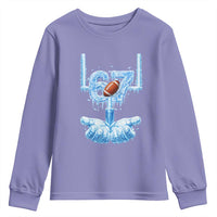 Cool Ice Effect 67 Meme Youth Sweatshirt Funny American Football - Wonder Print Shop