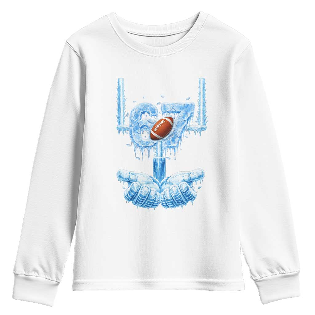 Cool Ice Effect 67 Meme Youth Sweatshirt Funny American Football - Wonder Print Shop