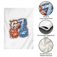 American Football Six Seven Meme Garden Flag Funny Gen Alpha Slang Gift