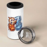 American Football Six Seven Meme 4 in 1 Can Cooler Tumbler Funny Gen Alpha Slang Gift