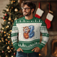 American Football Six Seven Meme Ugly Christmas Sweater Funny Gen Alpha Slang Gift