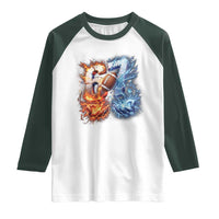 American Football Six Seven Meme Raglan Shirt Funny Gen Alpha Slang Gift