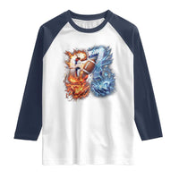 American Football Six Seven Meme Raglan Shirt Funny Gen Alpha Slang Gift