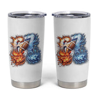 American Football Six Seven Meme Tumbler Cup Funny Gen Alpha Slang Gift