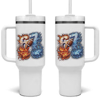 American Football Six Seven Meme Tumbler With Handle Funny Gen Alpha Slang Gift