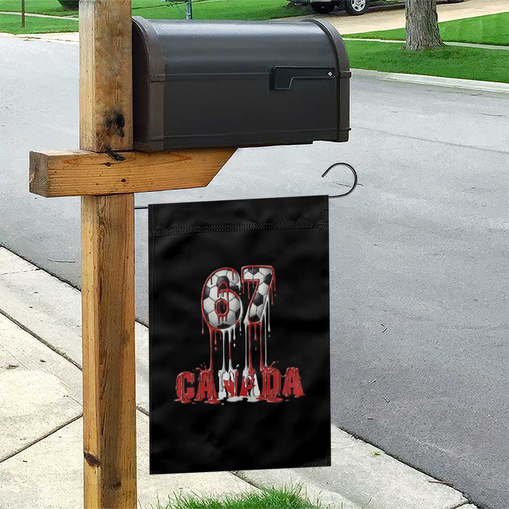 Funny Canada Soccer 67 Meme Garden Flag Canadian Soccer Lovers