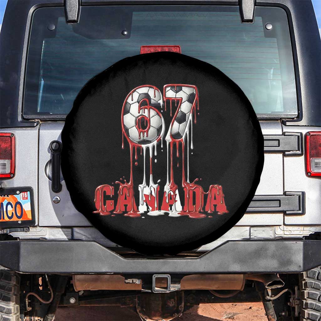 Funny Canada Soccer 67 Meme Spare Tire Cover Canadian Soccer Lovers